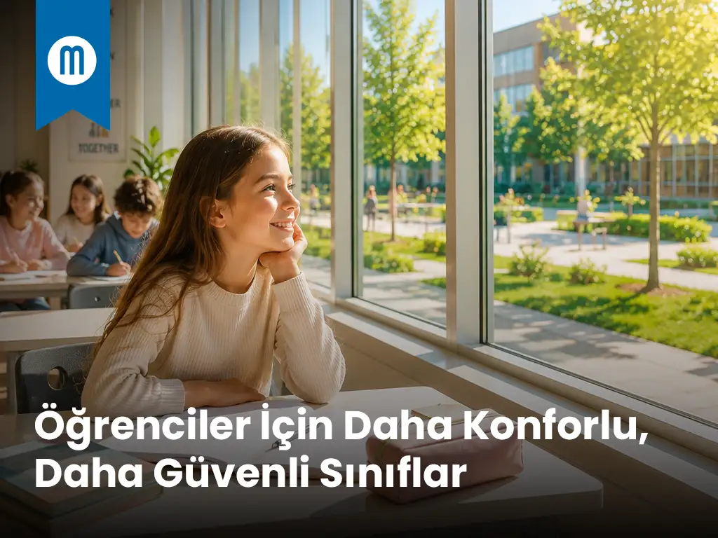 Öğrenciler için daha konforlu daha güvenli sınıflar